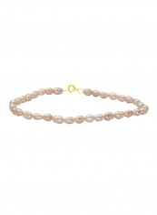 10 Karat Gold With Pearls Luxury Pet Collar Bracelet