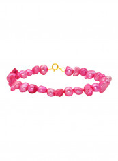 18 Karat Gold With Pearls Luxury Pet Collar Bracelet