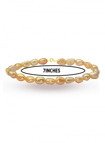 18 Karat Gold With Pearls Luxury Pet Collar Bracelet