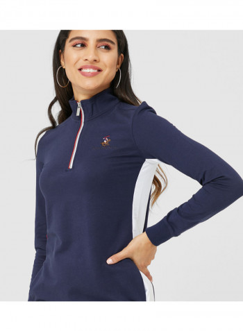 Run-Run Cozy Dress Blue