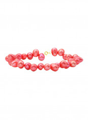 10 Karat Gold With Pearls Luxury Pet Collar Bracelet