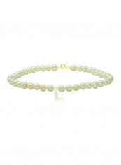 18 Karat Gold With Pearls Letter L Bracelet reviews 18 Karat Gold With Pearls Letter L Bracelet