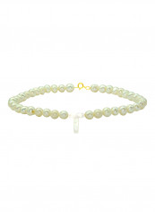 18 Karat Gold With Pearls Letter T Luxury Pet Collar Bracelet