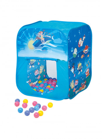 Ocean Square Play House With 100-Piece Balls