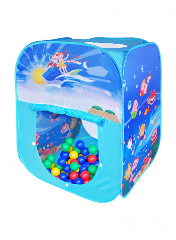 Ocean Square Play House With 100-Piece Balls