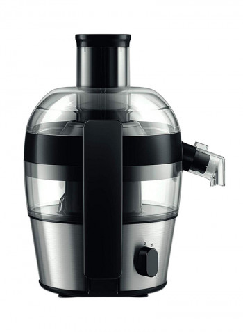Viva Collection Electric Juicer 500W 1.5 l HR1836/00 Silver/Black/Clear
