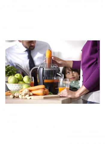 Viva Collection Electric Juicer 500W 1.5 l HR1836/00 Silver/Black/Clear