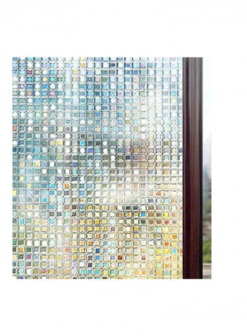 Decorative 3D Window Film Multicolour 35.4x78.7inch