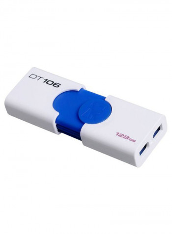 High Speed USB Pen Drive 128GB White/Blue