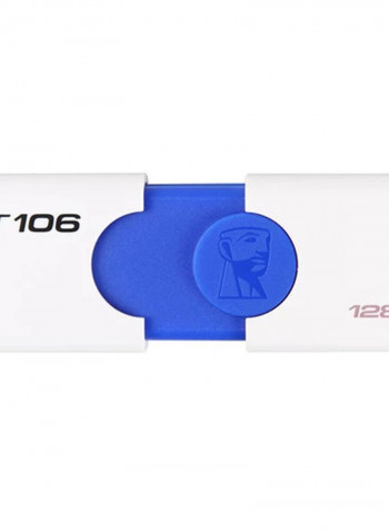 High Speed USB Pen Drive 128GB White/Blue