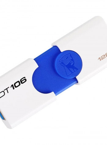 High Speed USB Pen Drive 128GB White/Blue