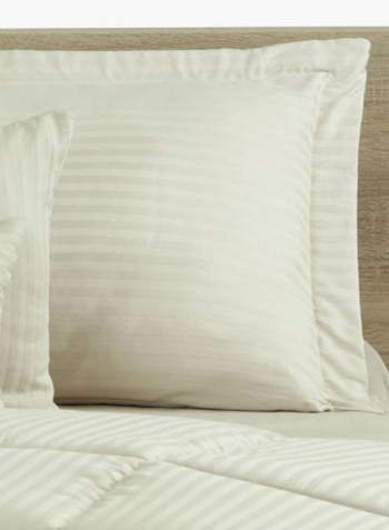 7-Piece Hamilton Biab Comforter Set Cotton Beige King