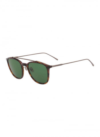Men's Full Rim Injected Modified Rectangle Sunglasses - Lens Size: 53 mm