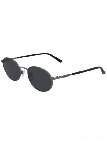 Men's Full Rimmed Oval Frame Sunglasses - Lens Size: 54 mm