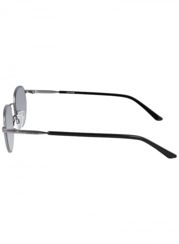 Men's Full Rimmed Oval Frame Sunglasses - Lens Size: 54 mm