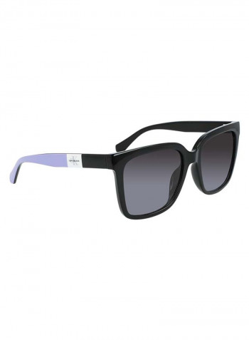 Women's Full-Rim Injected Cp Modified Rectangle Sunglasses - Lens Size: 55 mm
