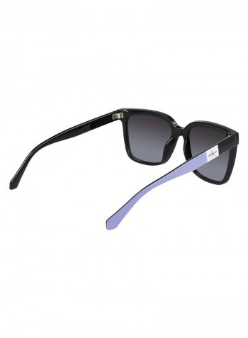 Women's Full-Rim Injected Cp Modified Rectangle Sunglasses - Lens Size: 55 mm