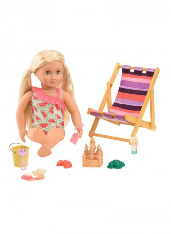 Day At The Beach Doll Accessory Set