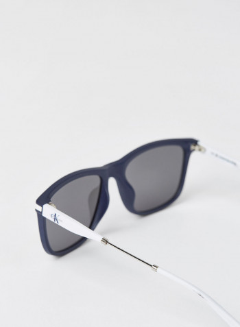 Men's Fullrim Injected CP Modified Rectangle Sunglasses - Lens Size: 56 mm