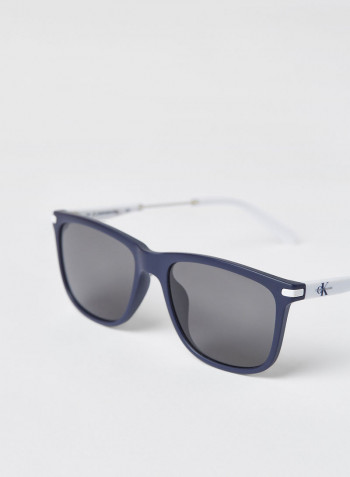 Men's Fullrim Injected CP Modified Rectangle Sunglasses - Lens Size: 56 mm