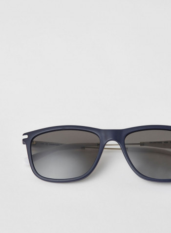Men's Fullrim Injected CP Modified Rectangle Sunglasses - Lens Size: 56 mm
