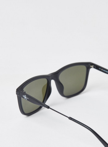 Men's Fullrim Injected CP Modified Rectangle Sunglasses - Lens Size: 56 mm