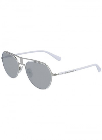 Women's Full Rimmed Round Frame Sunglasses - Lens Size: 54 mm