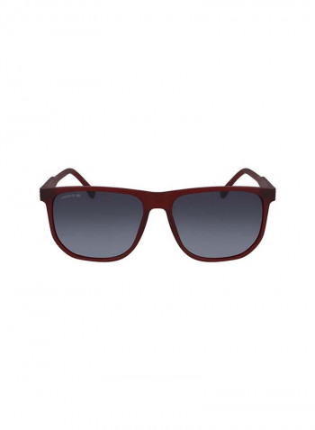 Men's Full-Rim Injected Modified Rectangle Sunglasses - Lens Size: 57 mm