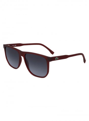 Men's Full-Rim Injected Modified Rectangle Sunglasses - Lens Size: 57 mm