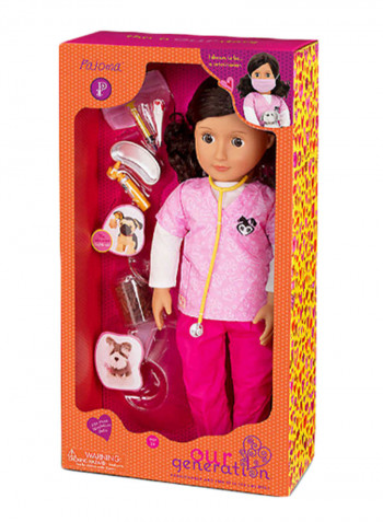 Paloma Vet Doctor Doll With Accessory 18inch