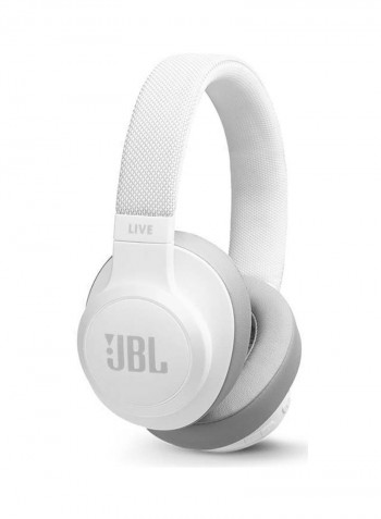 Live 500BT Wireless Over the Ear Headphones with Mic White