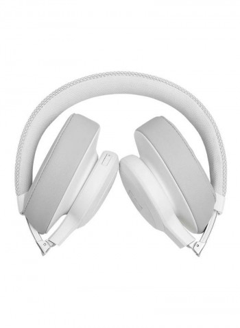 Live 500BT Wireless Over the Ear Headphones with Mic White