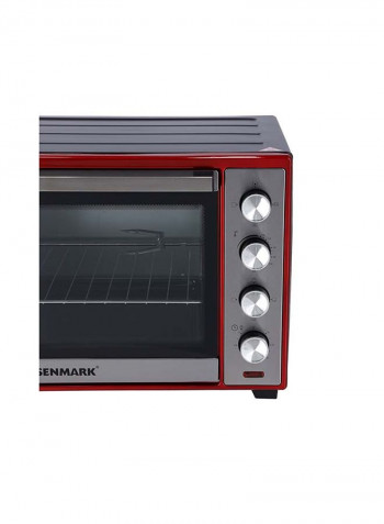 Electric Oven 2000W 68 l 2000 W OMO2212 Black/Silver/Red