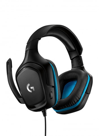 G432 7.1 Surround Sound Wired Gaming Headset Black