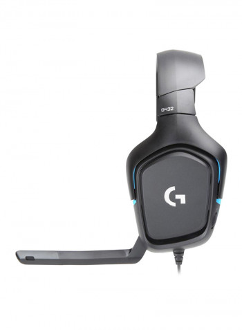 G432 7.1 Surround Sound Wired Gaming Headset Black