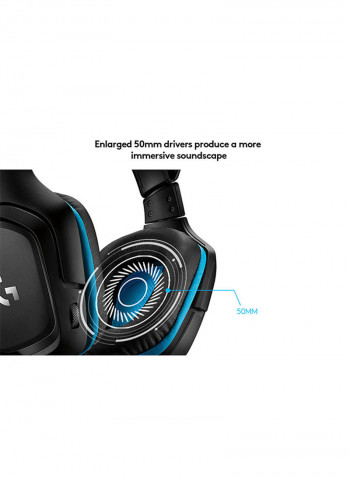 G432 7.1 Surround Sound Wired Gaming Headset Black