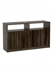 Lanus Low TV Unit Dark Walnut 35.5x120x69centimeter