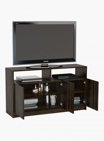 Lanus Low TV Unit Dark Walnut 35.5x120x69centimeter