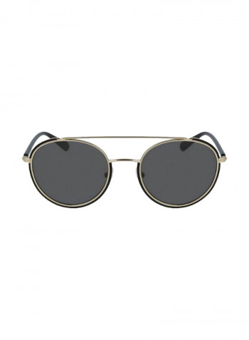 Women's Full Rimmed Round Frame Sunglasses - Lens Size: 53 mm