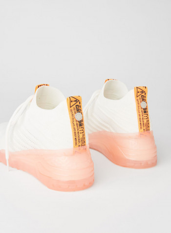 Cello Low Top Sneakers Orange/White