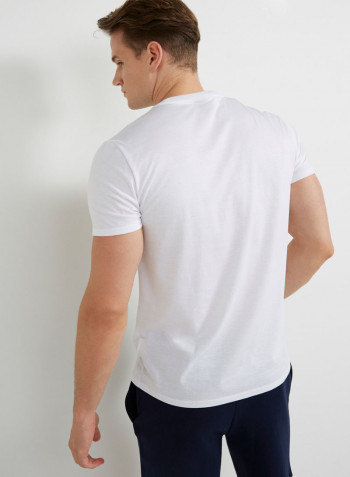 Crew Neck Tee-Shirt White