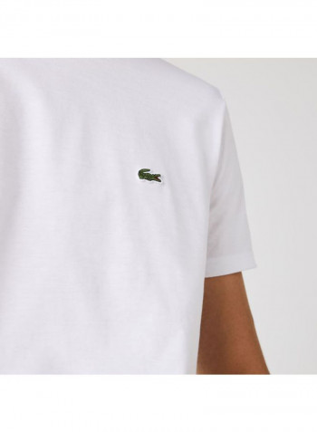 Crew Neck Tee-Shirt White