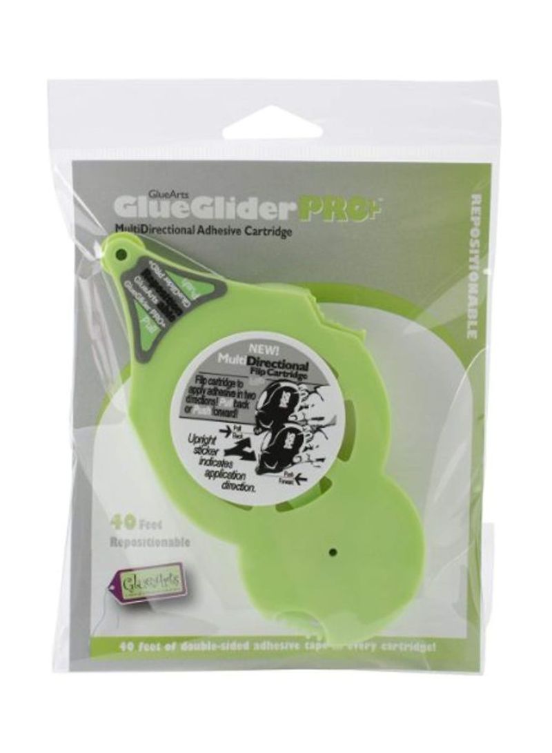 GlueGlider Pro Plus Repositionable Refill Cartridge Green/Grey