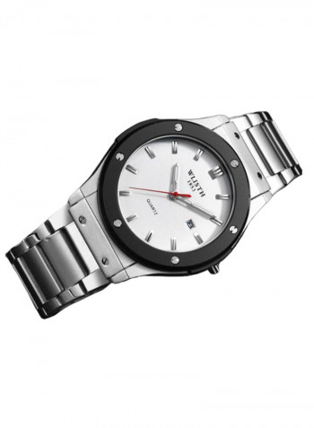 Men's Stainless Steel Round Analog Watch 548