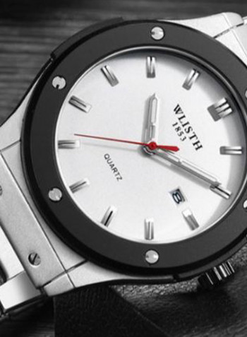 Men's Stainless Steel Round Analog Watch 548