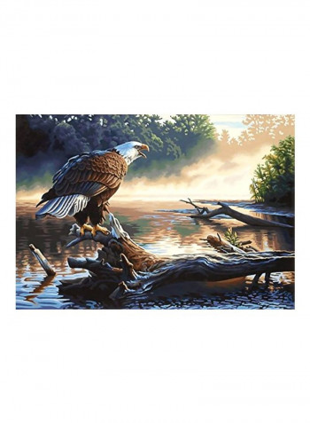 Needlecrafts Paintworks Paint By Number, Eagle Hunter Brown/Green