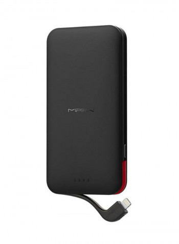 7000 mAh Power Cube Power Bank Black