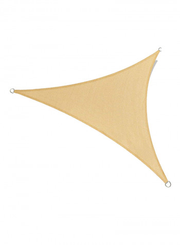 Triangle Shaped Shade Sail Beige 3x3x3meter