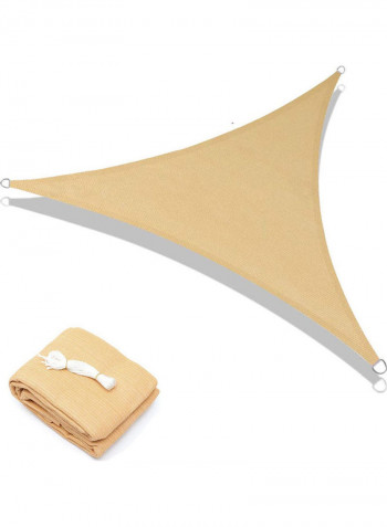 Triangle Shaped Shade Sail Beige 3x3x3meter