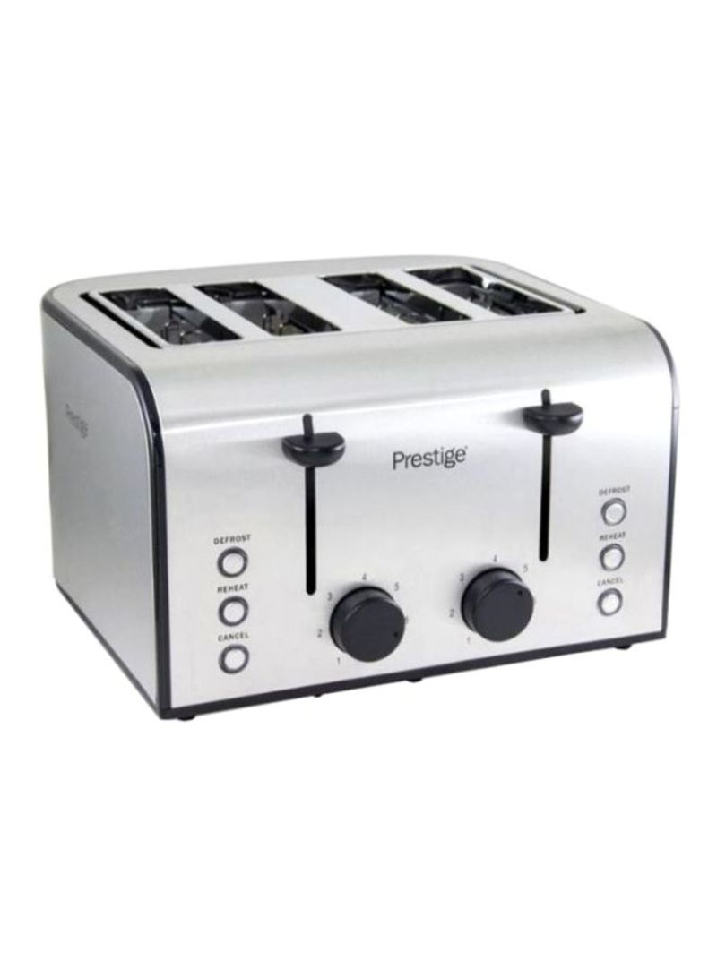 4 Slice Toaster 1600W PR54904 Silver/Black